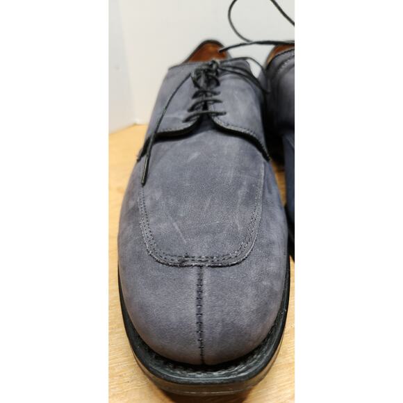 Allen Edmonds 3985 Denton Gray Suede Split Toe Oxfords Dress Shoes 10D main image 5